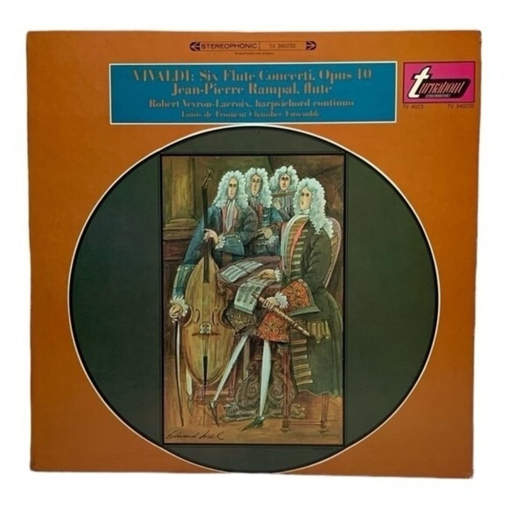 LP Antonio Vivaldi, Jean-Pierre Rampal - Six Flute Concerti, Opus 10